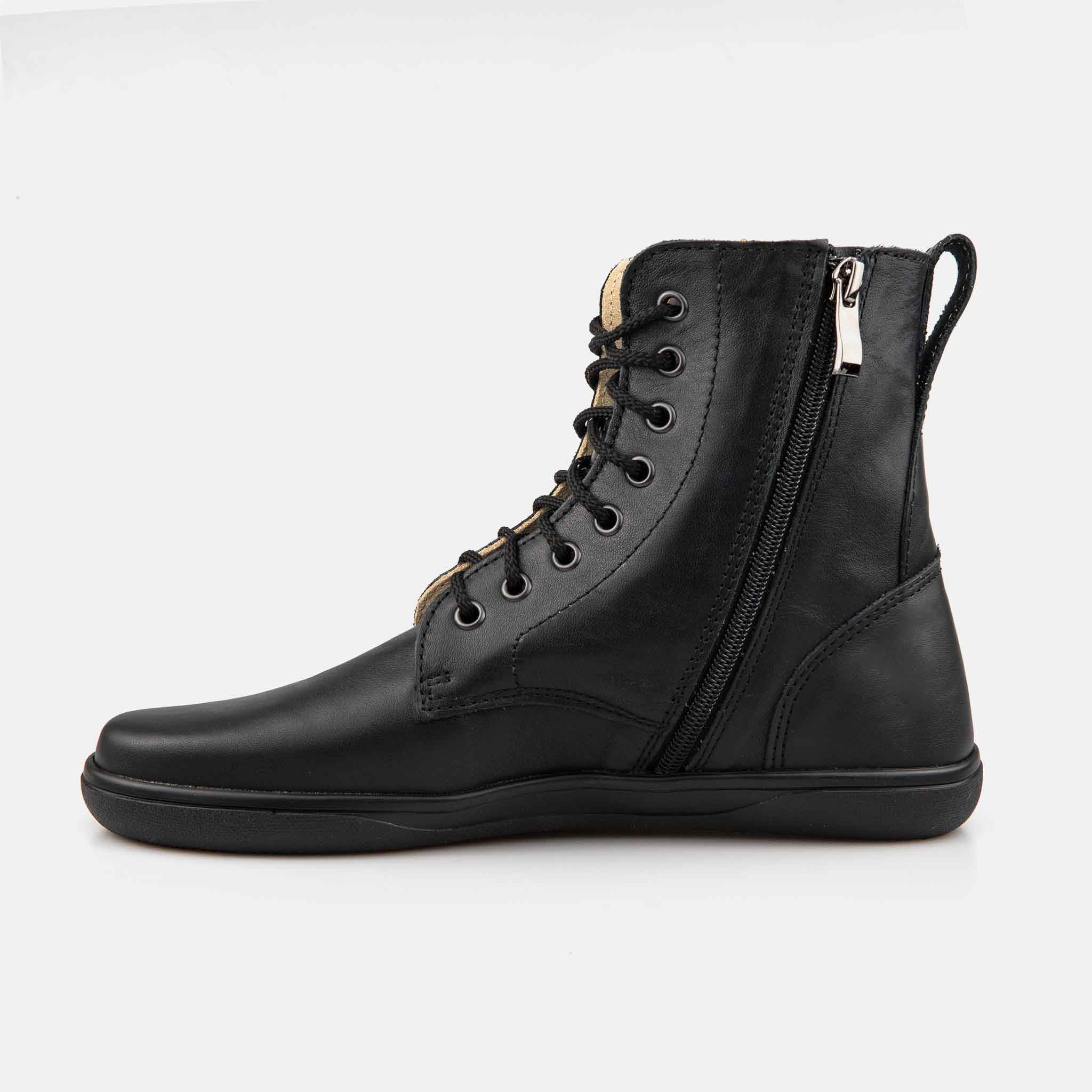 Barefoot Mark Double Zip Black