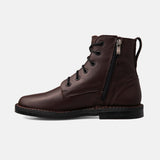 Derby High Zip Dark Brown